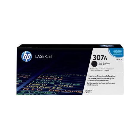 HP 307A Black Original LaserJet Toner Cartridge cartucho de tóner 1 pieza(s) (1/2)