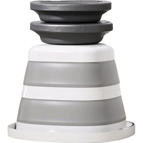 Seau portable - Réservoir d'eau pour la pêche - Seau pliable de 10 litres (1/5)