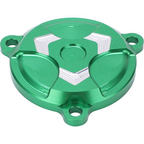 Bouchon de filtre à huile moto en alliage d'aluminium, couvercle de remplacement pour KLX150S 2009‑2013 (1/5)