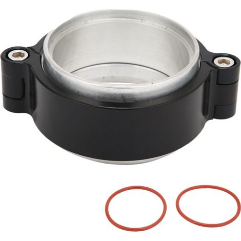800PSI black aluminum alloy HD clamp for 2.5in automotive turbo intercooler pipe. (1/5)