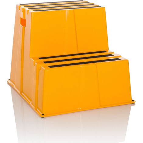 Tritthocker / Trittstufe TIO-E2 Kunststoff gelb hjh OFFICE