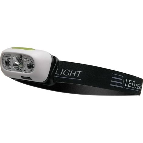 Lampe frontale LED rechargeable(deux), lampe frontale avec capteur d'allumage, lumière 20 mètres, 4 modes d'éclairage, étanche IPX4, batterie 800 mAh, USB-C, matériau ABS (1/5)