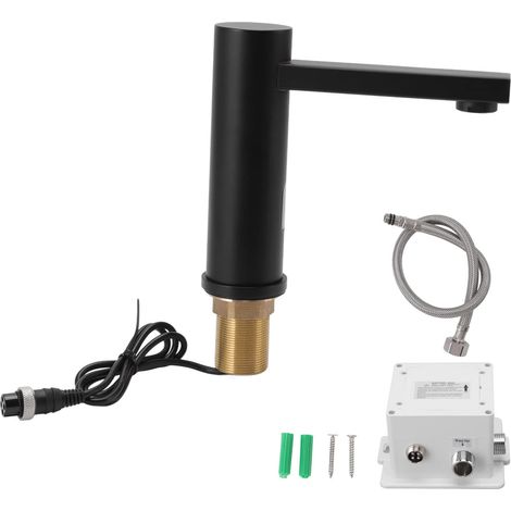 Rubinetto automatico intelligente per lavabo in acciaio inox 304 con sensore a infrarossi per acqua fredda, ideale per hotel e casa. G/2 220V. Rubinetto automatico con sensore, senza necessità di conn