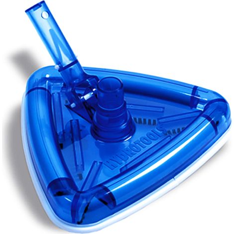 Tête d'aspirateur Triangulaire lestée Transparente pour Piscine (1/5)
