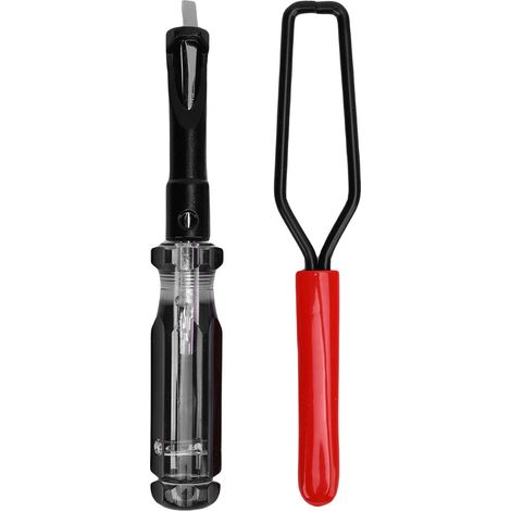Ortviai Outil de réglage de soupapes 10 mm en acier chrome-vanadium pour moteur VTEC – clé à fourche avec tige rainurée (1/5)
