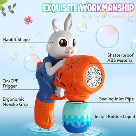Machine a Bulle, Style de dessin animé, Convient aux enfants - orange ORANGE (1/3)