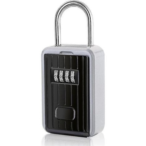 Cassetta di sicurezza a muro per chiavi con codice a 4 cifre - Cassetta di sicurezza per chiavi da esterno extra-large con maniglia - AquaForge (1/5)