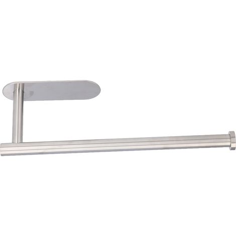 Großer, selbstklebender 34 cm Toilettenpapierhalter aus Edelstahl zur Wandmontage für Bad und Küche (1/5)