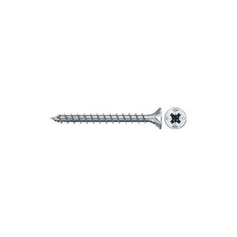 fischer Spanplattenschraube PowerFast FPF II CZF 4,0 x 45 BC 45 Senkkopf Kreuzschlitz PZ Vollgew. - 577921 (1/3)