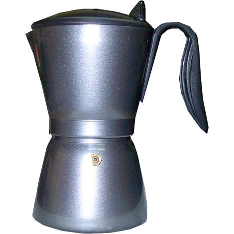 Vitroliquidar 4-Tassen-Kaffeemaschine aus Aluminium