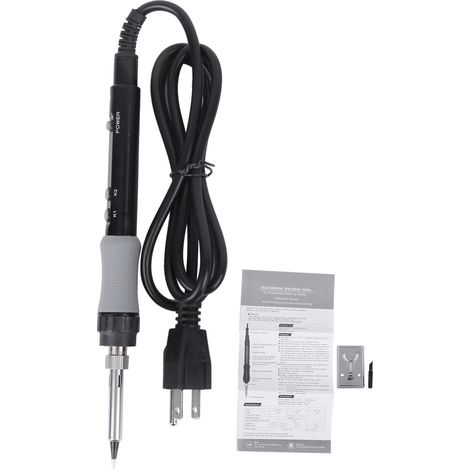 Fer à souder électrique interne 110W SQ‑A110 avec affichage numérique, prise US 110V, couleur noire (1/5)