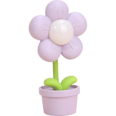 2 articles Lampe de bureau, dessin animé de fleur lampe bureau mignon, mini lumière nuit exquise, petite pour collège dortoir [Classe énergétique A++] (1/5)