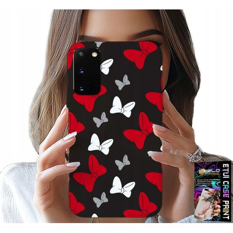 Custodia per Samsung Galaxy S20 - fiocchi rossi e bianchi, topo, motivi (1/5)
