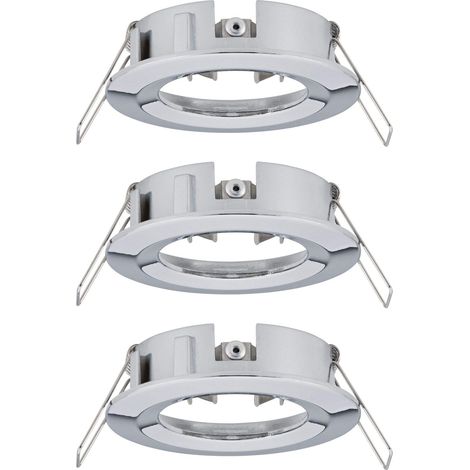 Paulmann 92482 Lampada da incasso Choose spot fisso 3 faretti da incasso a soffitto da max. 10 Watt cromo apparecchio da incasso alluminio (1/5)