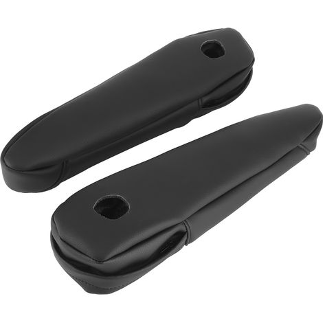 Garniture décorative de poignée d'accoudoir de siège en similicuir noir pour Honda CRV 2007-2009 (1/5)