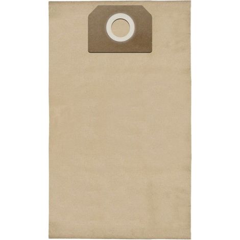 Sacs Pour Aspirateur Industriel - Papier Filtre Haute Résistance - Compatible Bosch Gas 15 Et Narex 30-21 - Lot De 5