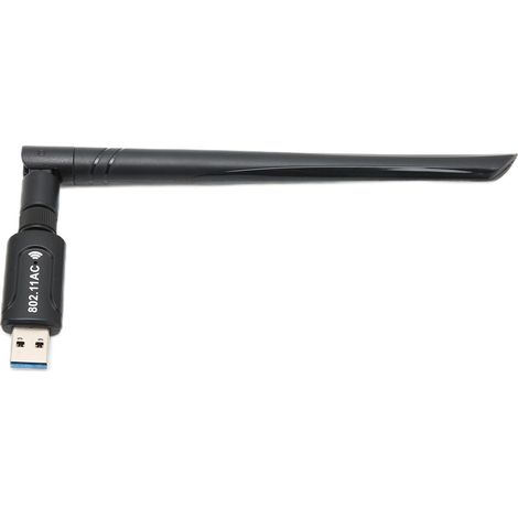 Adaptateur WiFi USB 3.0 Double Bande 2.4G/5G avec Antenne Flexible et Rotation 360° pour Bureau et Déplacements (1/5)