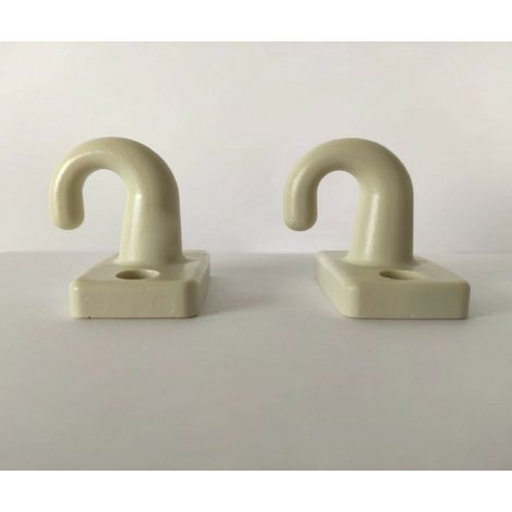 Ganci a Pavimento per Tende da Sole Esterne a Caduta Ricambio Vari Colori Coppia (1/4)