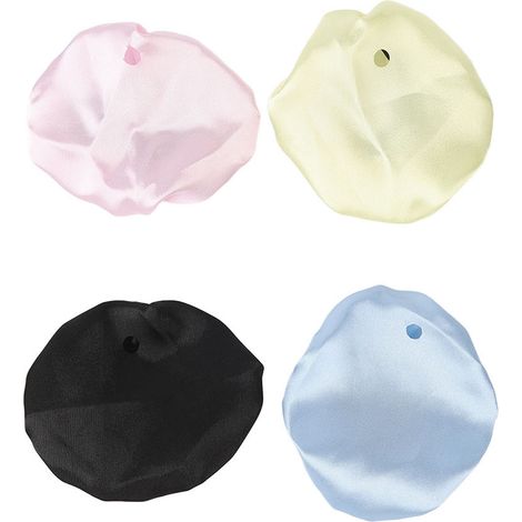 Ensemble de 4 Couvre-Verres Élastiques avec Trou pour Paille - Protection Anti-Insectes pour Boissons (Noir, Rose, Bleu, Jaune) (1/5)