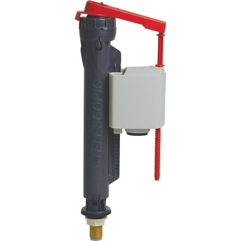 Chasse d'eau wc robinet flotteur à alimentation basse Jollyfill, gris (1/5)