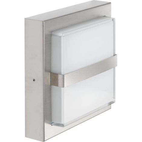 Aplique STERLO IP65 LED SMD AC 12.90W 1500lm CRI80 4000K Inox (1/2)