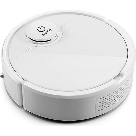 Robot aspirateur, , vadrouille, aspirateur 3-en-1, contact pour commencer avec une forte aspiration pour les poils d'animaux de compagnie, tapis, sol dur