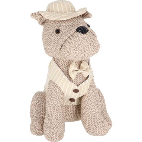 Cale-porte en tissu animal habillé Chien (1/4)