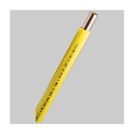 TUBO RAME RIVESTITO SMISOL TEK GAS - Ø 18 x 1