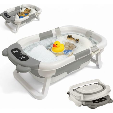 Faltbare Babybadewanne mit Kissen und Thermoverschluss (1/5)