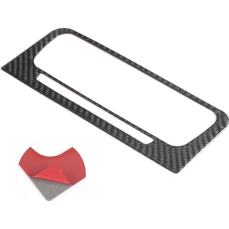 Dekorativer, flexibler Carbonfaser-Aufkleber für die mittlere Lüftungsdüse, kompatibel mit Volvo V60/S60, Innenausstattung, stilvoller Armaturenbrettschutz (1/5)