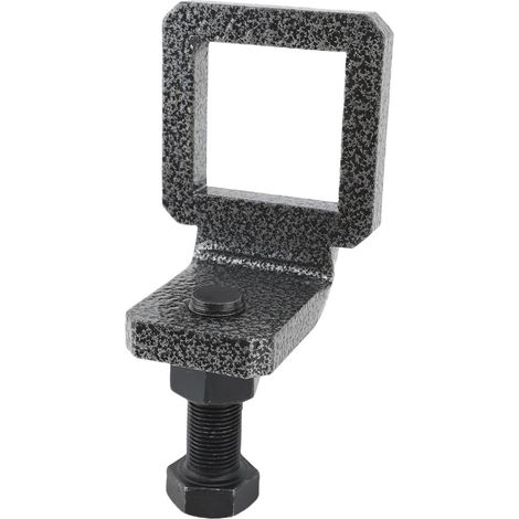 Pince de serrage d'attelage Anti-hochet, stabilisateur de remorque robuste avec revêtement en acier synthétique pour récepteurs de 2,5 pouces, tacheté noir (1/5)
