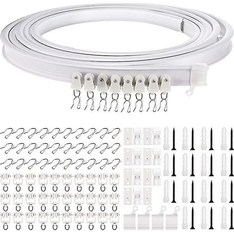 Rail de rideau de plafond flexible et courbé de 1 à 5 mètres(FMY) (1/4)