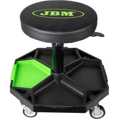 JBM 54583 Sgabello pneumatico con ruote
