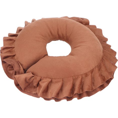 Coussin de soutien cervical en forme de U, oreiller de table/lit doux pour le visage, idéal pour les salons de beauté, les spas, les massages et le café. (1/5)
