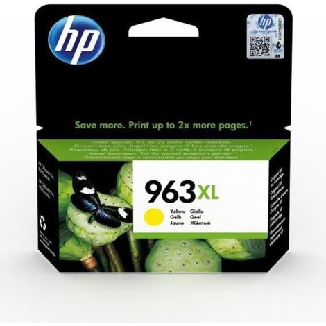 HP 963XL Cartouche d'encre jaune authentique (3JA29AE) pour HP OfficeJet Pro 9010 / 9020 series