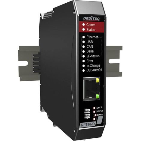 Deditec NET-CPU-PRO-CS NET-CPU-PRO-CS Module multifonction Bus CAN, USB, Ethernet, RS-232, RS-485 Nombre d'entrées: 0 x Nbr. de sorties: 0 x 7 V, 24 Q101412 (1/5)