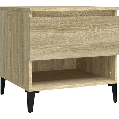 Maison Exclusive - Beistelltisch Sonoma-Eiche 50x46x50 cm Holzwer