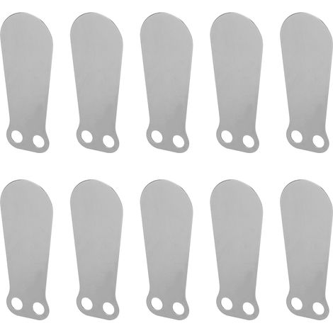 10 Pièces Soupape Compresseur Air Fonte, Admission Échappement, Forme Langue, 80 Plaque Échappement Court (1/5)