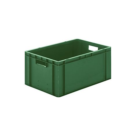 Contenitore impilabile LA-KA-PE L600xB400xH270mm TK600/270-0 VERDE