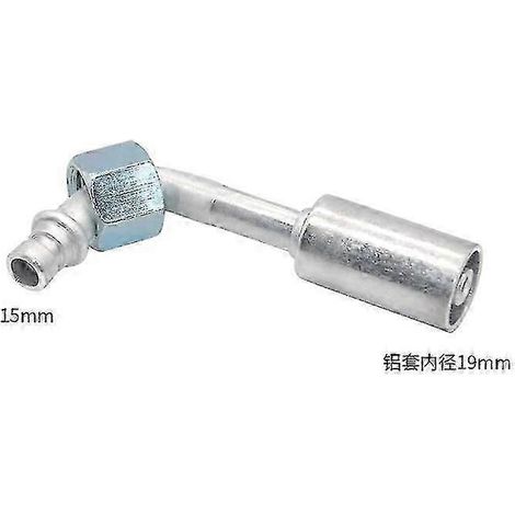 raccord de tuyau en aluminium pour climatisation automobile, R134 3/8 1/2 5/8