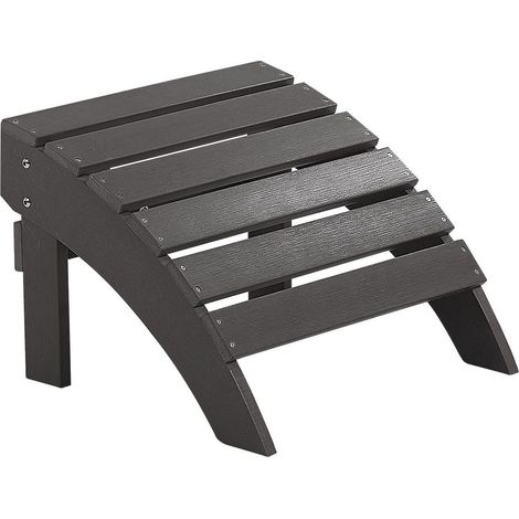 Garden Footstool ADIRONDACK Dark Grey