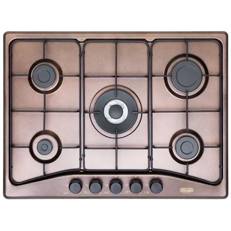 De'Longhi FRO 57 ASV Table de cuisson à gaz encastrable 68 cm Cuivre 5 brûleurs