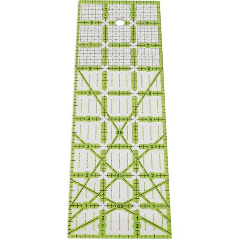 Règle de découpe, grande règle rectangulaire pour patchwork, outil de bricolage, règle de couture (1/5)