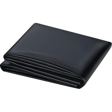 schwarze 2x2m Teichmembran, wasserdichte PE-Auskleidung, für Gartenteiche und Schwimmbecken (1/5)