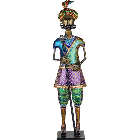 Dekorative Zinnfigur von Raj Darban für Sammler und Kunstliebhaber, 2 Personen, ideal als Geschenk