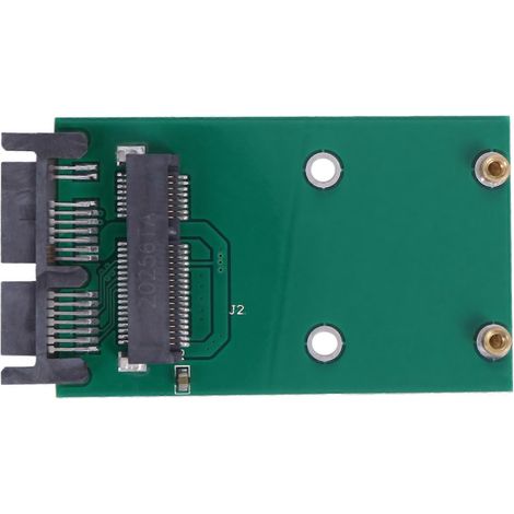 Carte adaptatrice Mini PCI-E MSATA SSD vers Micro-SATA 1,8 pouce (1/5)