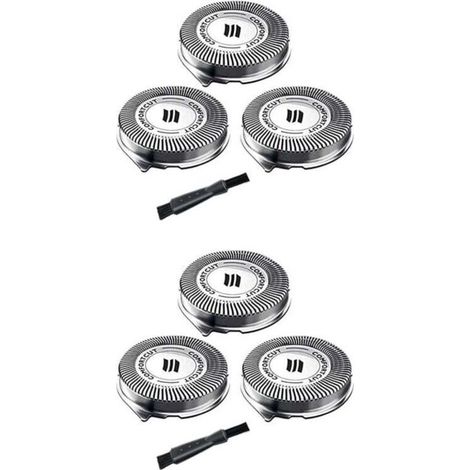 6 cabezales de repuesto SH30 compatibles con cuchillas de afeitar de las series 3000, 2000 y 1000 (1/4)