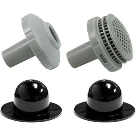 25022E Eau de Piscine - Kits de Raccordement Adaptés pour Intex, avec crépine, embout et bouchon avec raccords de 3,2 cm (1/5)