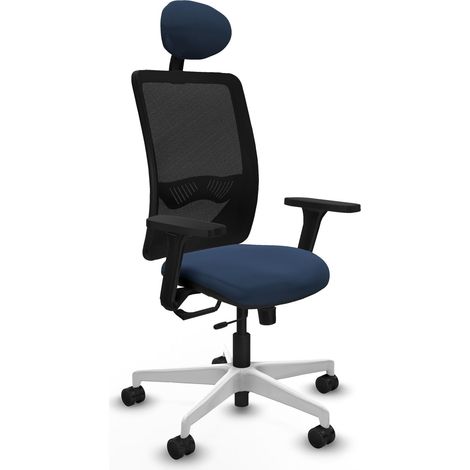 Silla de oficina piqueras y crespo Zulema negro espuma cómoda (1/2)