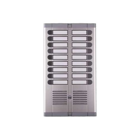 Frontale 18 pulsanti su due file con scatola per posto esterno 925/218